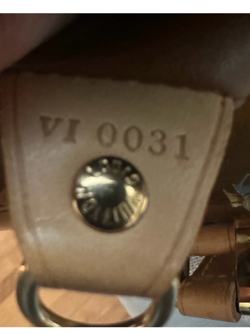 Louis Vuitton Bronze Papillon Tan/Brown Bedford Vernis Patent Monogram Bag - Picture 3 of 15